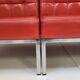 Suite of 3 vintage heaters forming a sofa