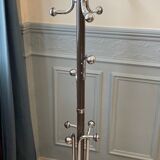 Coat rack on vintage stand