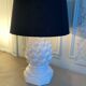 Imposing ceramic table lamp artichoke shape, Italy, 1960s