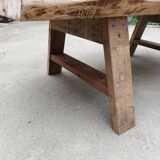 Table basse esprit primitif wabi Sabi