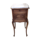 Table de chevet bois et marbre