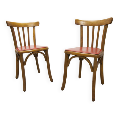 Paire de chaises bistrot Luterma 1960