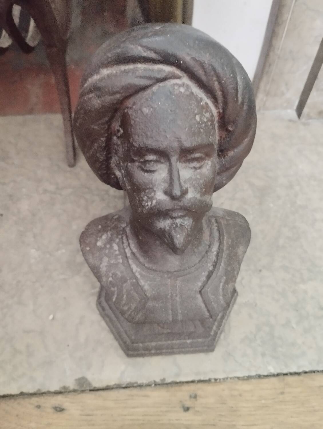 Chenets tête de Zouave