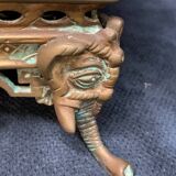 Planter. Solid bronze.
