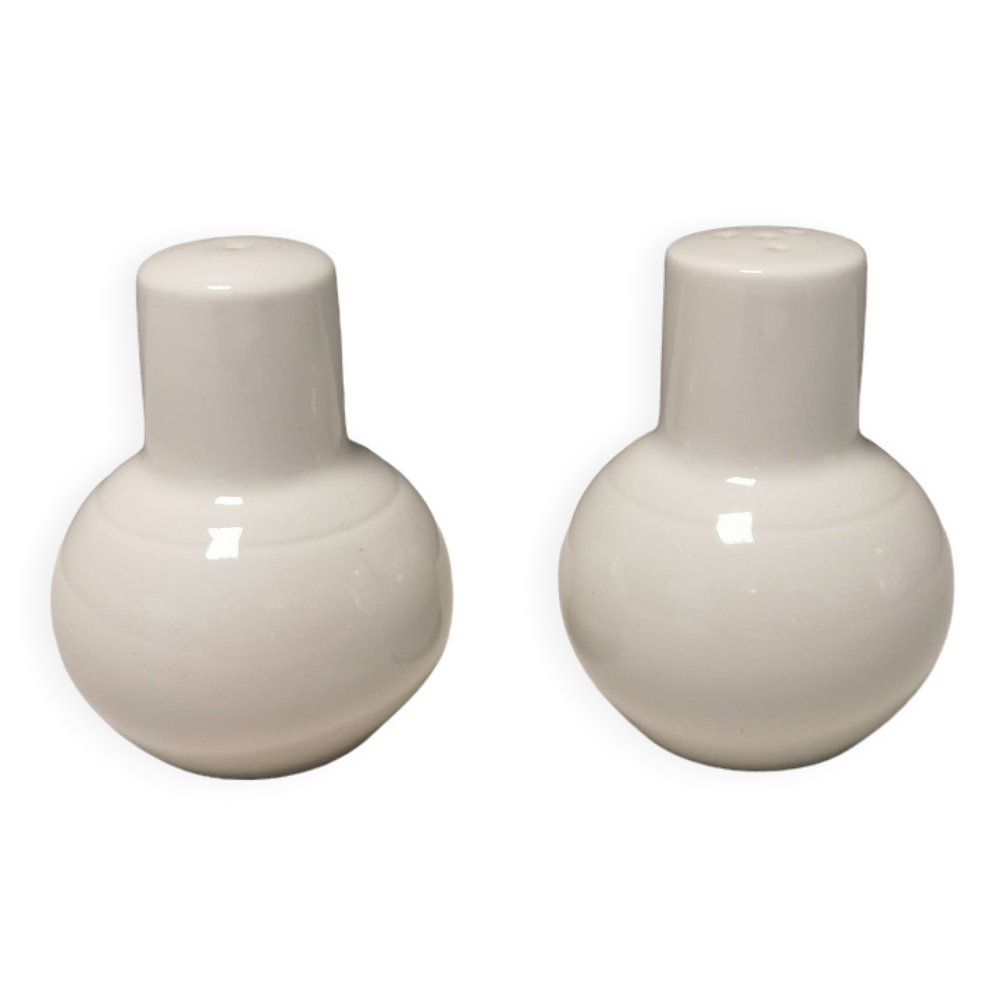 Bing and Grondahl (B&G) Salt and Pepper set No 531/541 model Casablanca estimated 1950s Denmark.