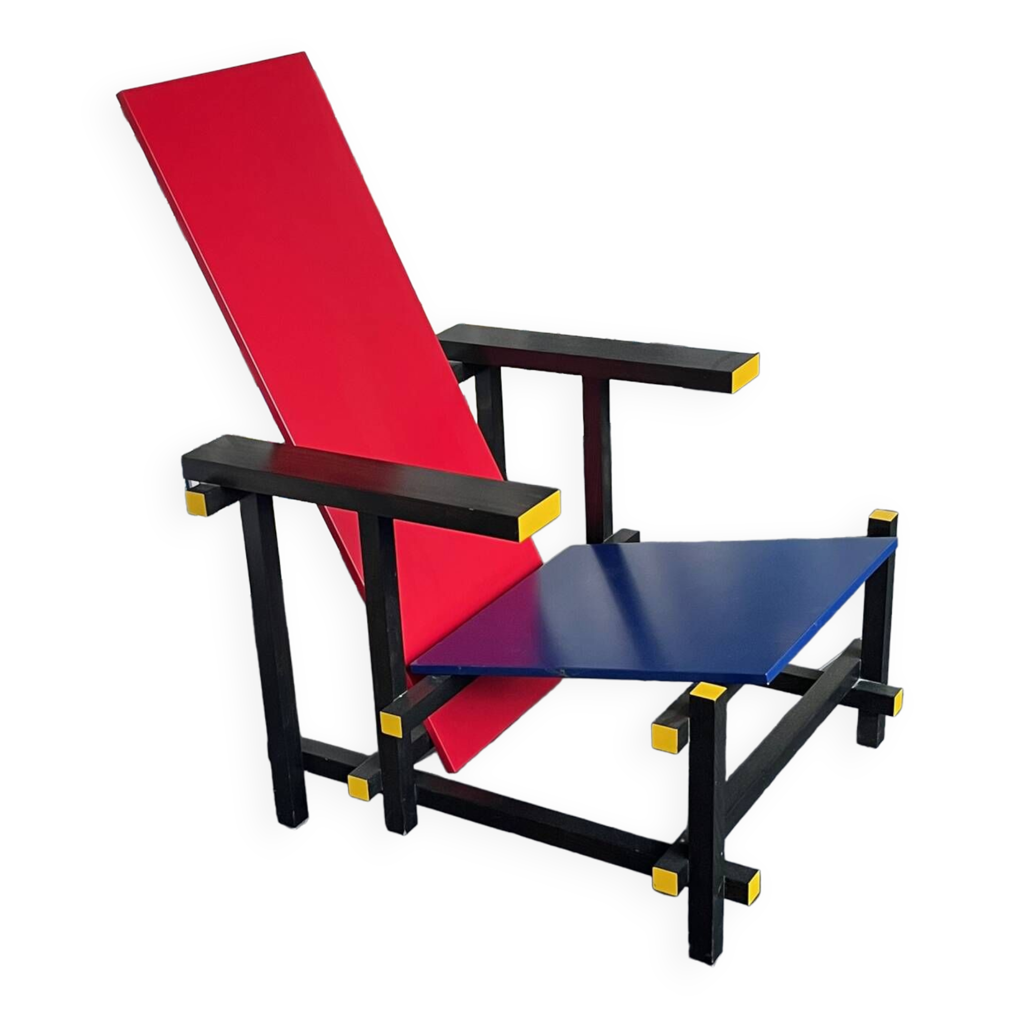 RIETVELD RED & BLUE lounge chair - CASSINA