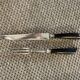 Service cutlery.silver metal