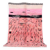 Tapis marocain rose en laine 150/250cm