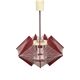 "Rozwój" Kłobuck hanging string lamp, Polish design from the PRL 1970
