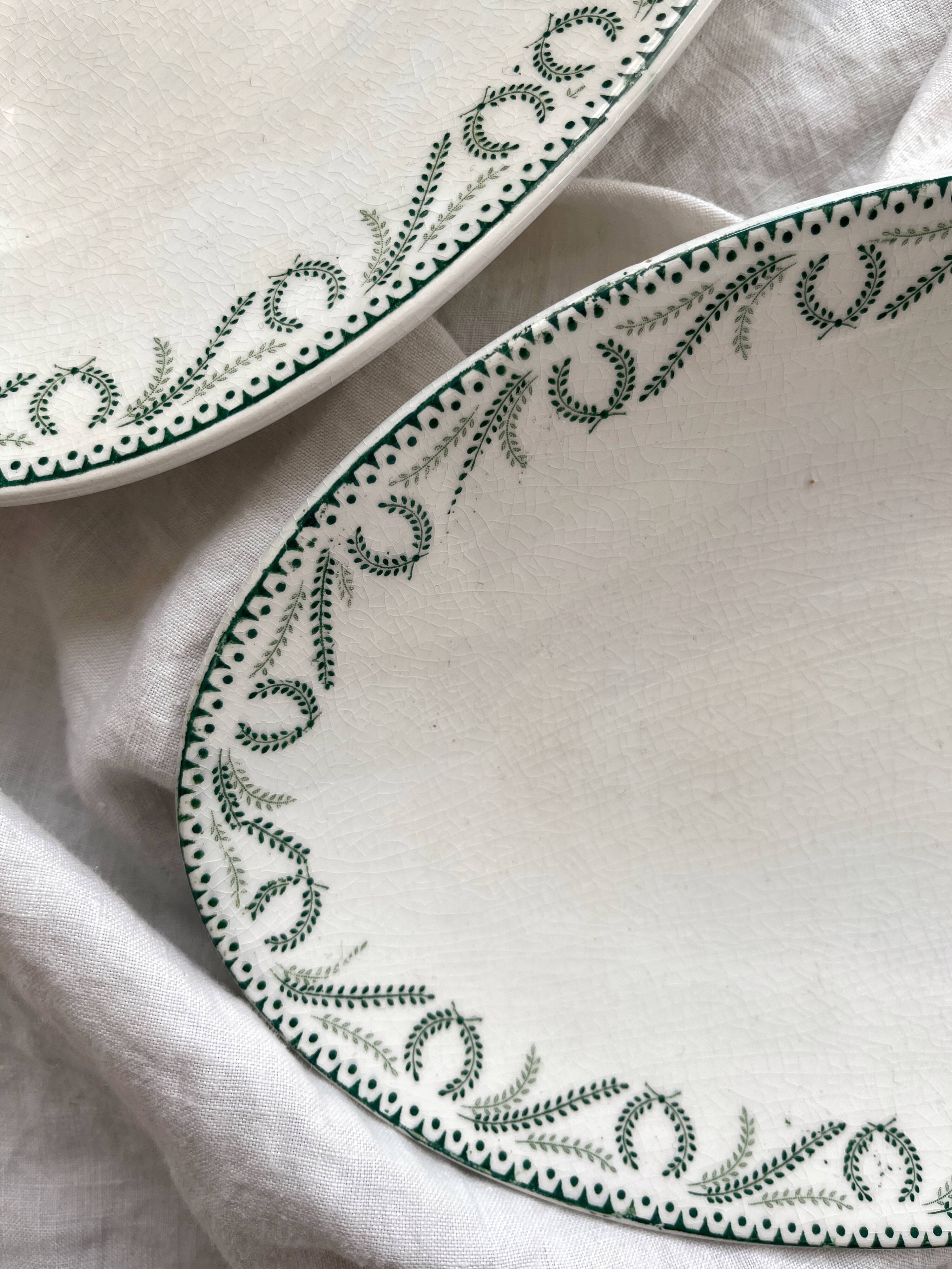 2 "Crown" ironstone bowls Boch Frères Keramis La Louvière