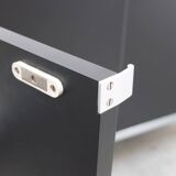 Enfilade noir et marbre par Florence Knoll pour Knoll, 1961