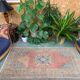 Vintage turkish oushak rug 187x91 cm carpet