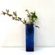 Vintage cobalt blue glass jar