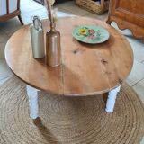 Table basse ovale charme campagne