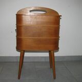 Travailleuse en teck asystent 1960/70s