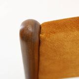 1960s Pair of Danish Teak Dining Chairs , Restored