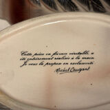 Zoomorphic terrine signed by Michel Caugant