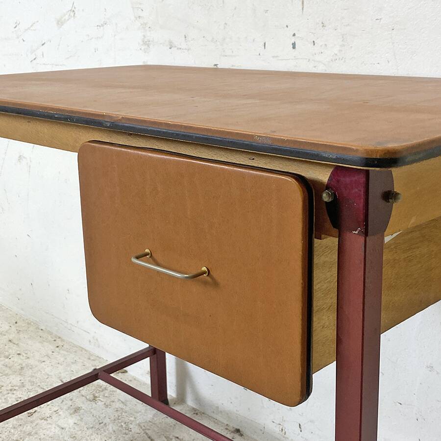 Vintage 80's children's desk and armchair