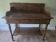 Antique wooden and red marble washstand – late 19th century