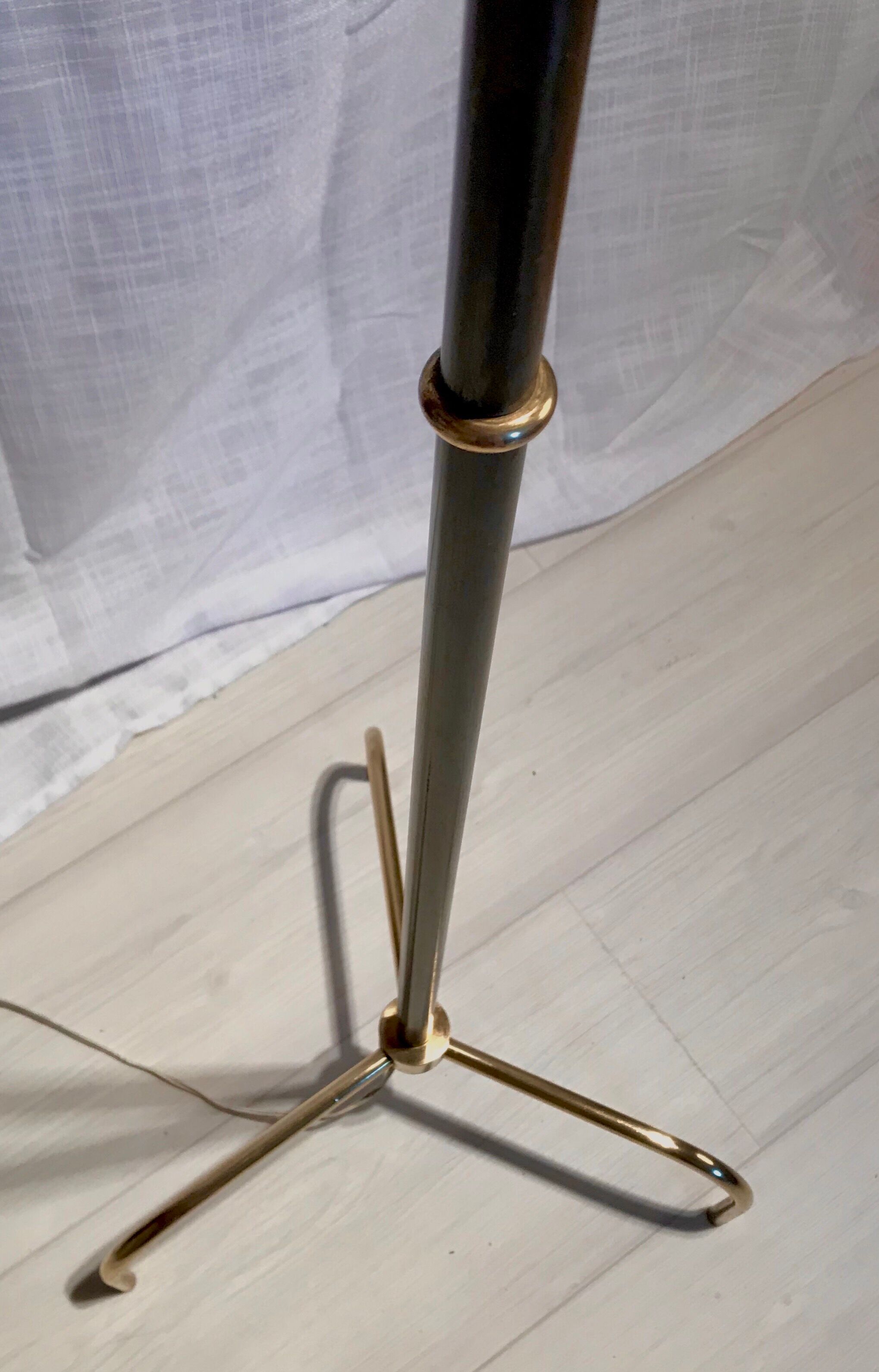 Adjustable reading lamp, brass 50s