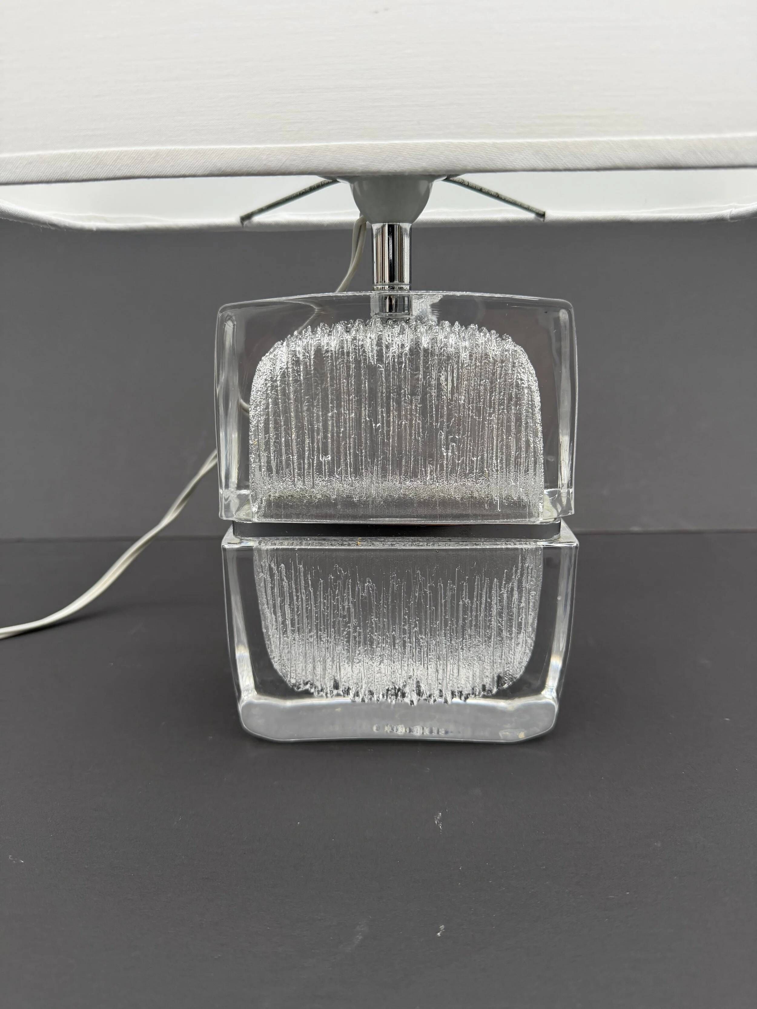 Crystal lamp by Daum France, France 1960