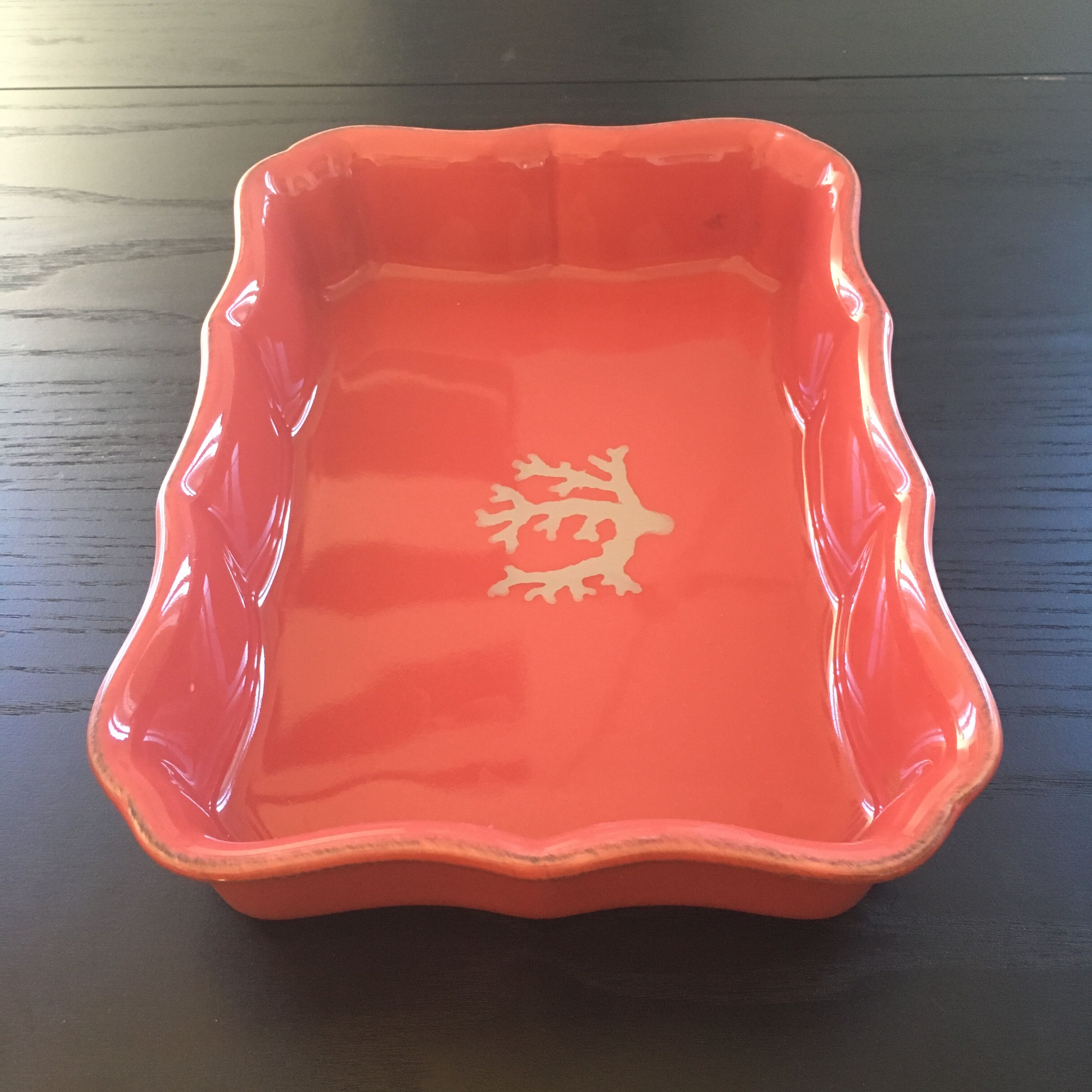 Pink dish coral decoration