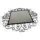 Wrought iron mirror