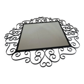 Wrought iron mirror