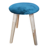 Velvet seat stool