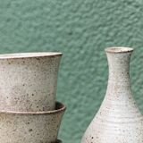 Stoneware service, pottery from Bois de Laud