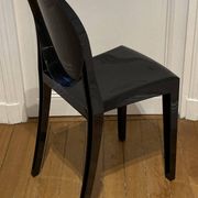 Victoria Ghost Chair by Philippe Starck for Kartell – Glossy Black