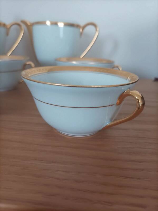 Limoges porcelain coffee service
