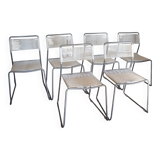 Set of 6 spaghetti chairs ikea