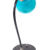 Blue opaline lamp