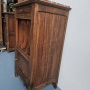 Chevet en bois avec rangement livres