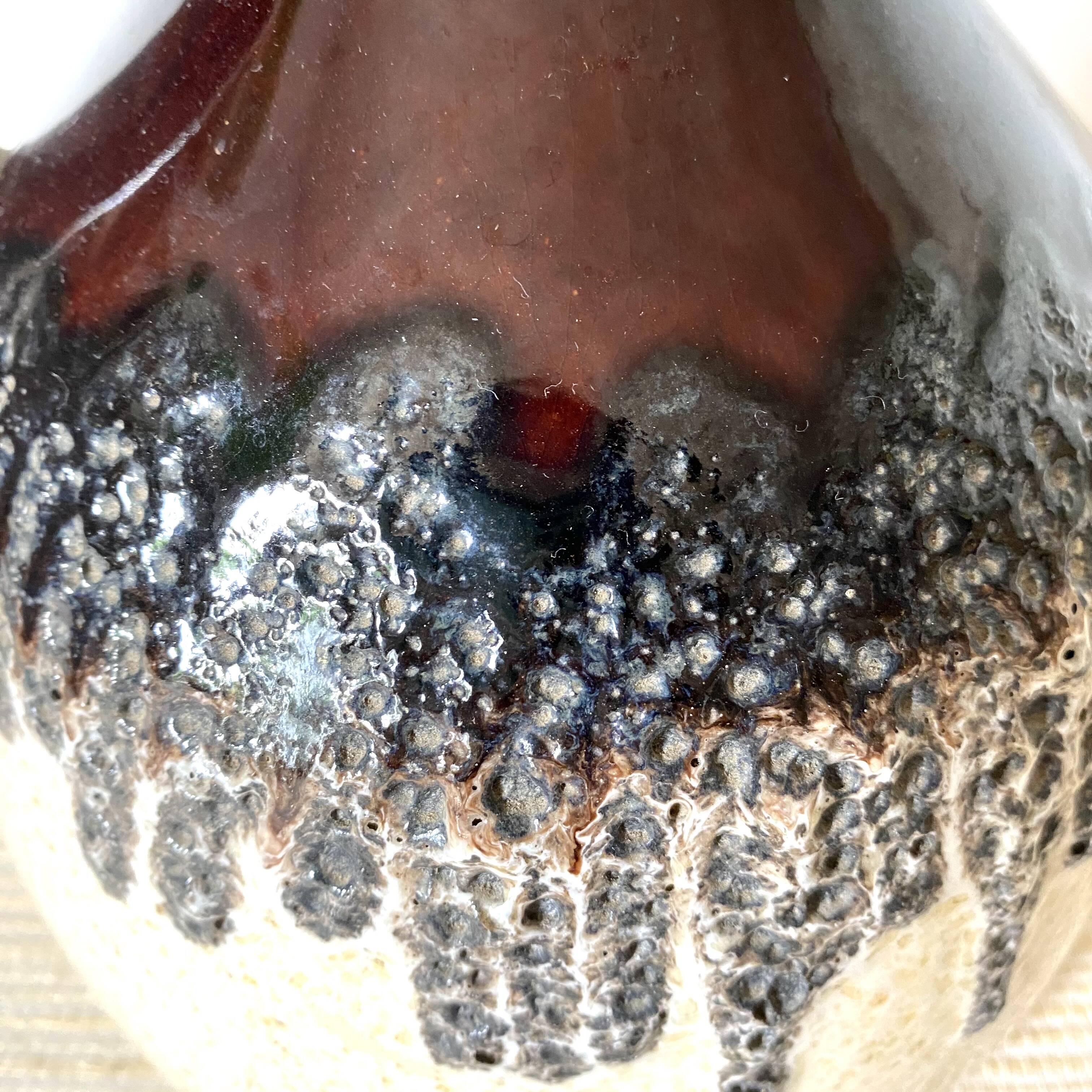 Fat Lava ceramic vase from West Germany, 1970s