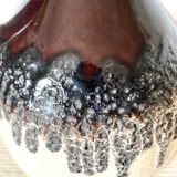 Vase en céramique Fat Lava west germany années 70