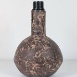 Lampe de table vintage en céramique à glaçure expressive