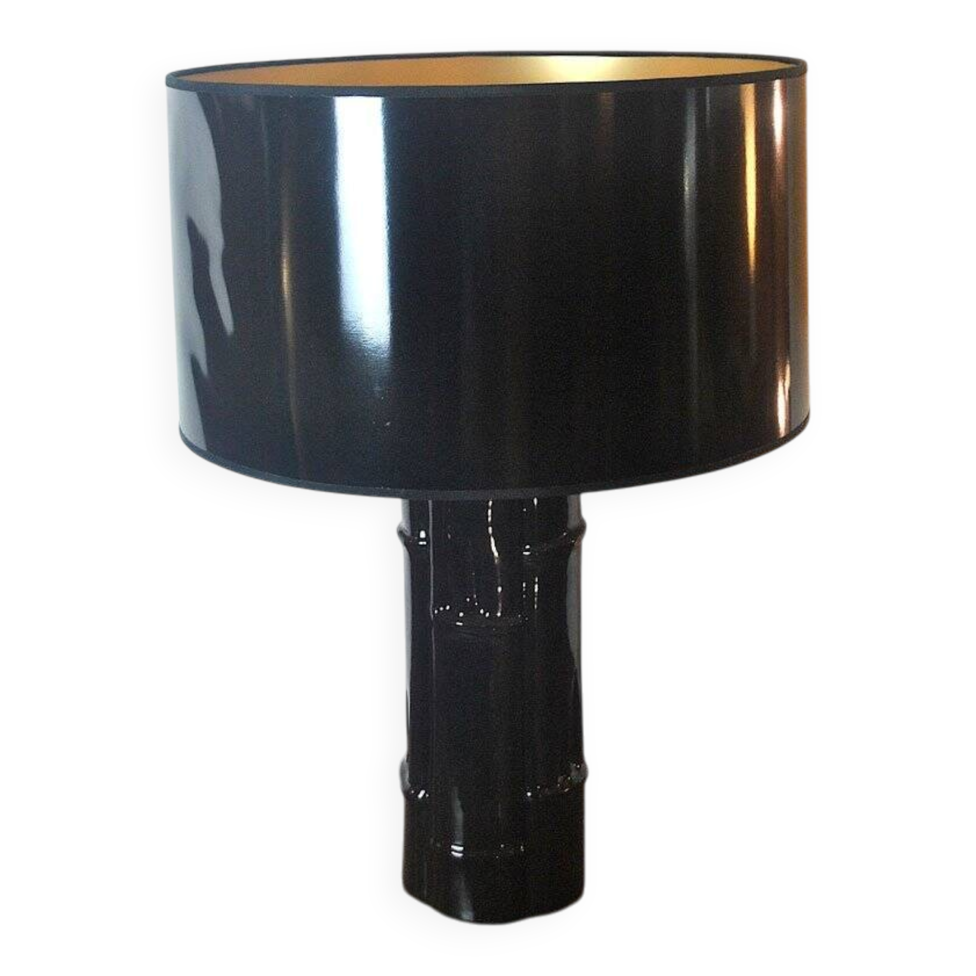 Ceramic table lamp from Italy, 1970s.