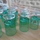 10 antique Luminarc stemmed glasses
