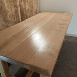 Table de ferme en chêne massif