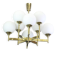 Grand magnificent Sputnik chandelier by Kaiser, Germany, 1970s.