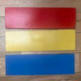 Tomado wall shelf pair – Mondrian colours – vintage