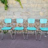Chaises formica vert mint