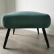 Blue vintage pouf