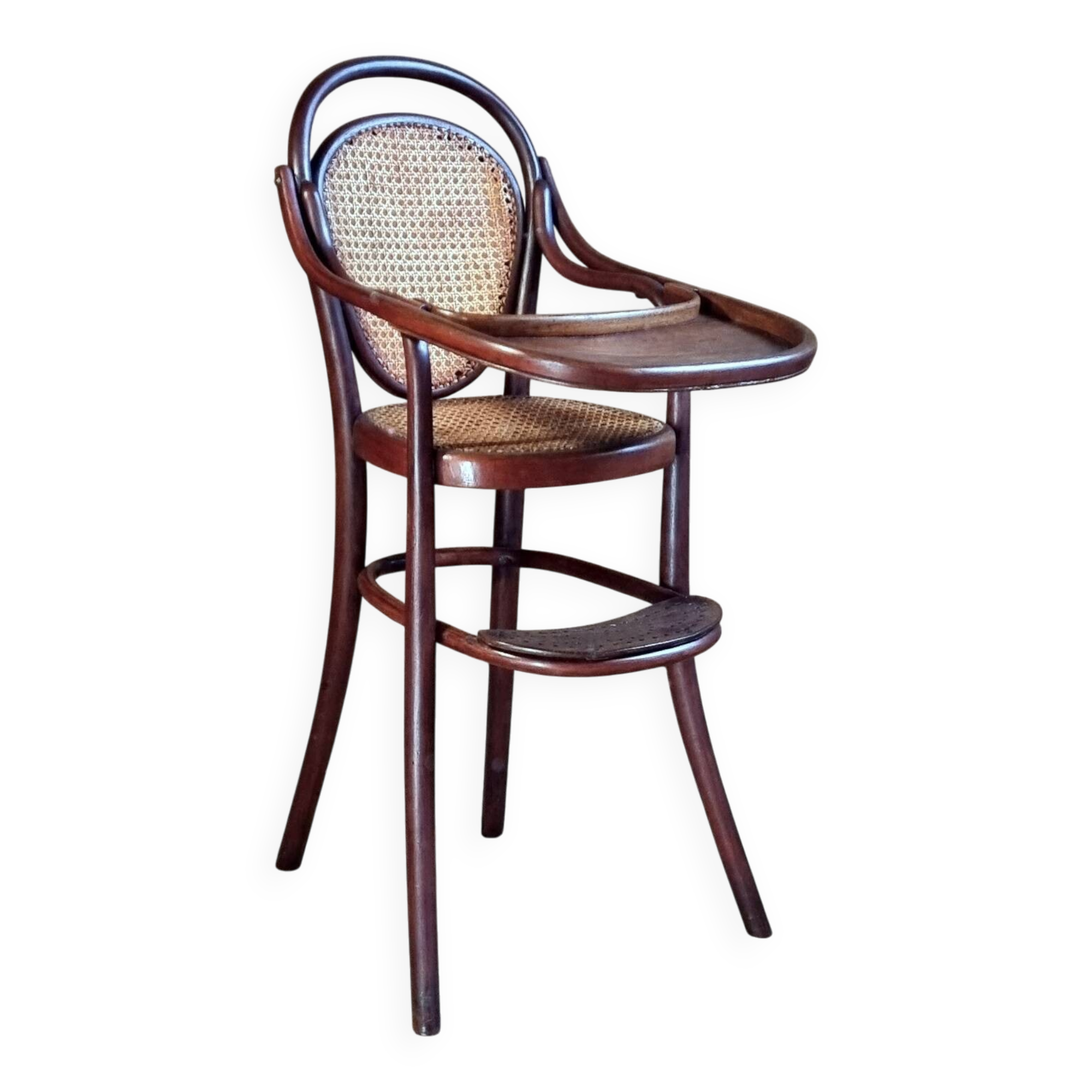 Thonet baby and child high chair, circa 1900-1910