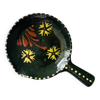 Alsatian pottery plate signed