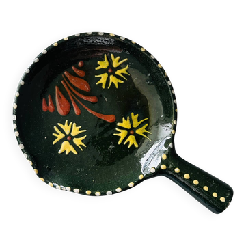 Plat poterie alsacienne signé 