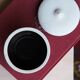 Ceramic box signed Brisdoux, first half of the 20th century.