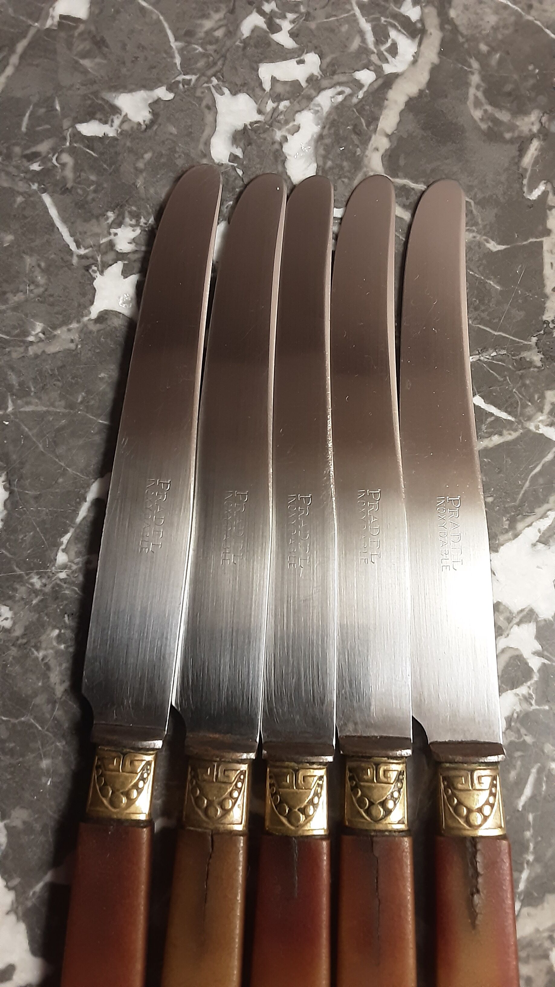 Lot 5 old knives - Pradel